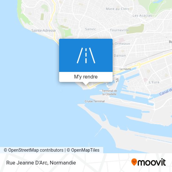 Rue Jeanne D'Arc plan