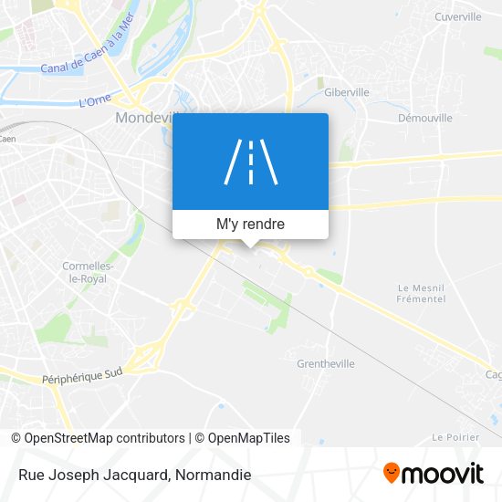 Rue Joseph Jacquard plan