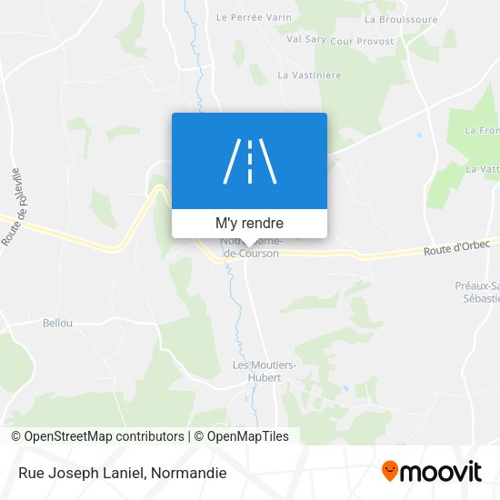Rue Joseph Laniel plan