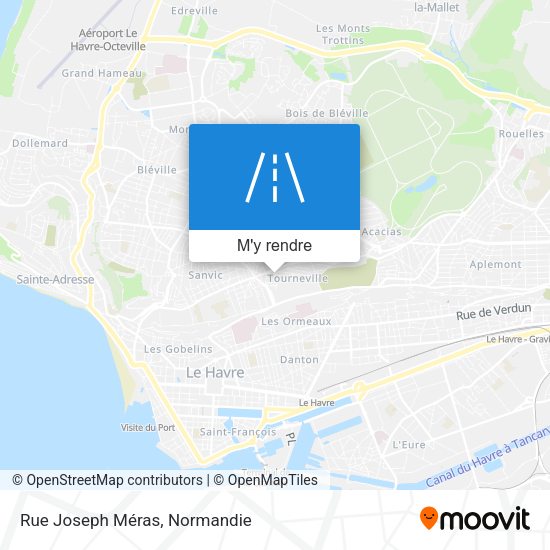 Rue Joseph Méras plan