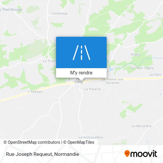 Rue Joseph Requeut plan