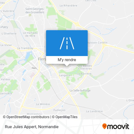 Rue Jules Appert plan