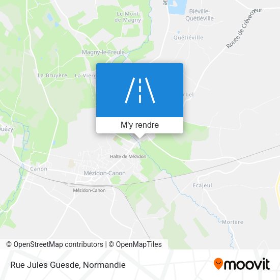 Rue Jules Guesde plan