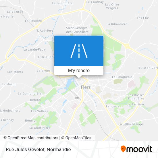 Rue Jules Gévelot plan