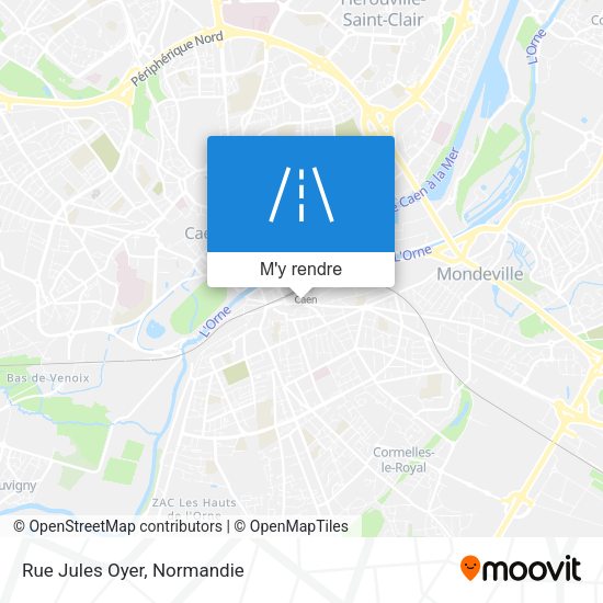 Rue Jules Oyer plan