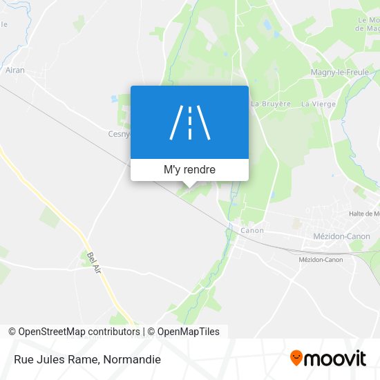 Rue Jules Rame plan