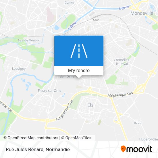 Rue Jules Renard plan