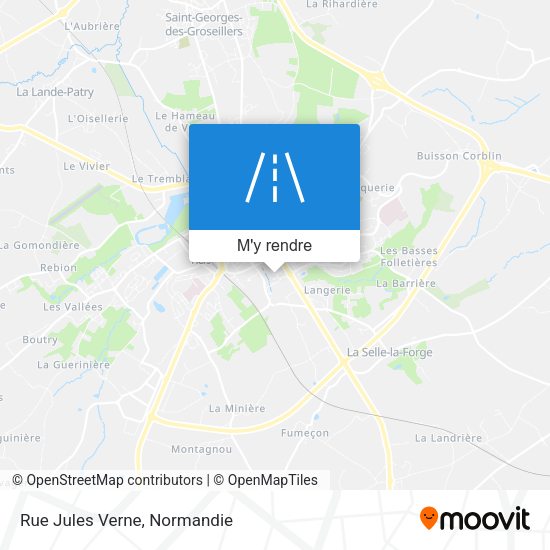 Rue Jules Verne plan