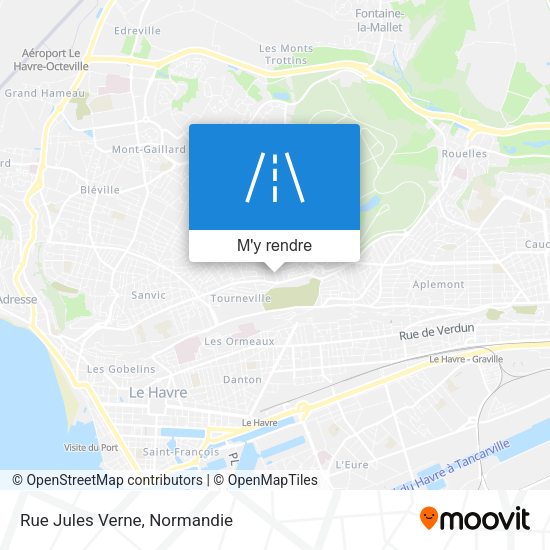 Rue Jules Verne plan