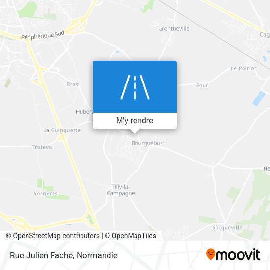 Rue Julien Fache plan