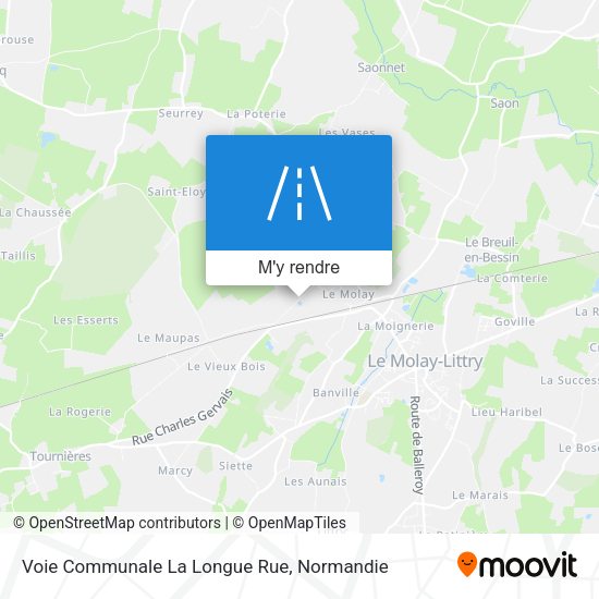 Voie Communale La Longue Rue plan