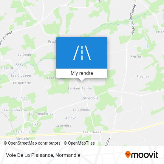 Voie De La Plaisance plan