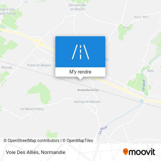 Voie Des Alliés plan
