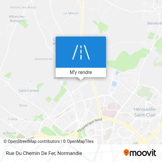 Rue Du Chemin De Fer plan