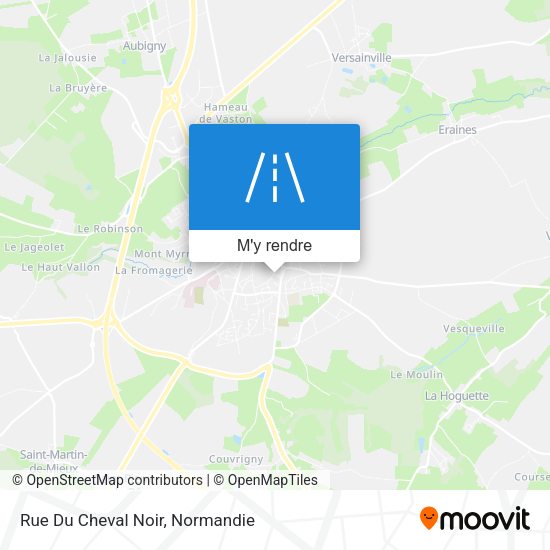 Rue Du Cheval Noir plan