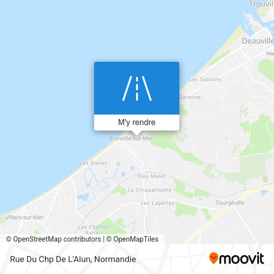 Rue Du Chp De L'Alun plan