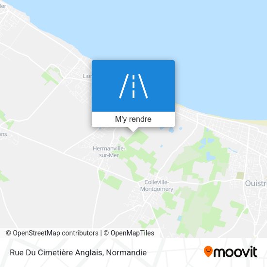Rue Du Cimetière Anglais plan