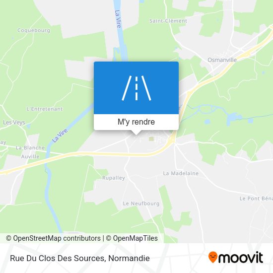 Rue Du Clos Des Sources plan