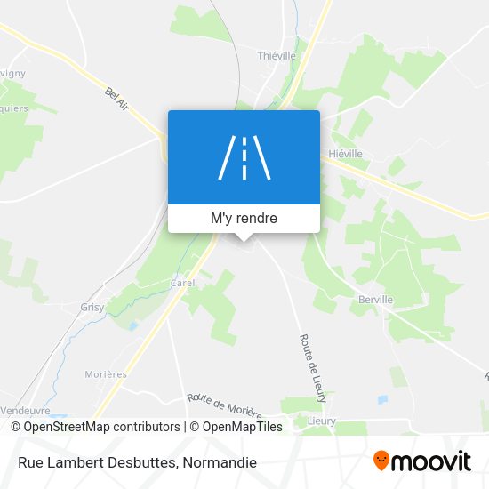 Rue Lambert Desbuttes plan