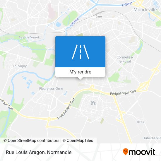 Rue Louis Aragon plan