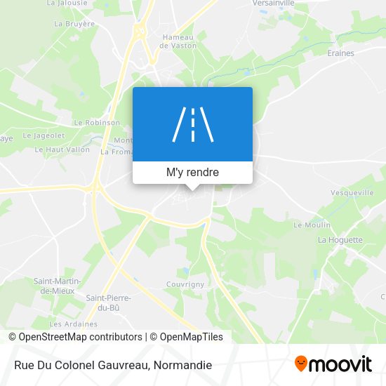 Rue Du Colonel Gauvreau plan