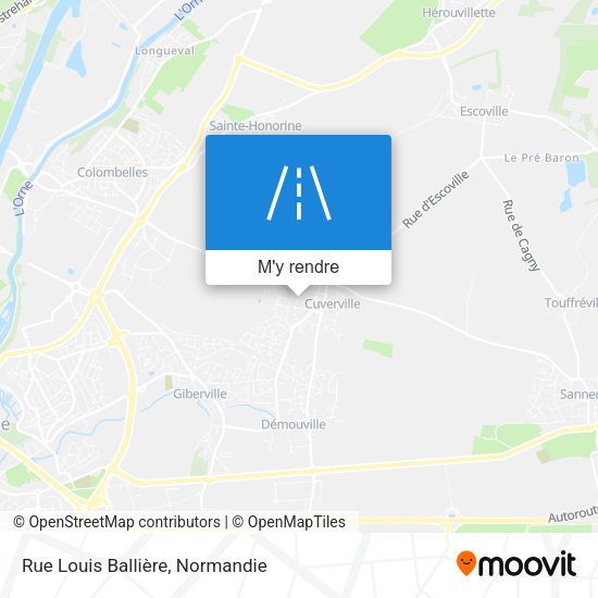 Rue Louis Ballière plan