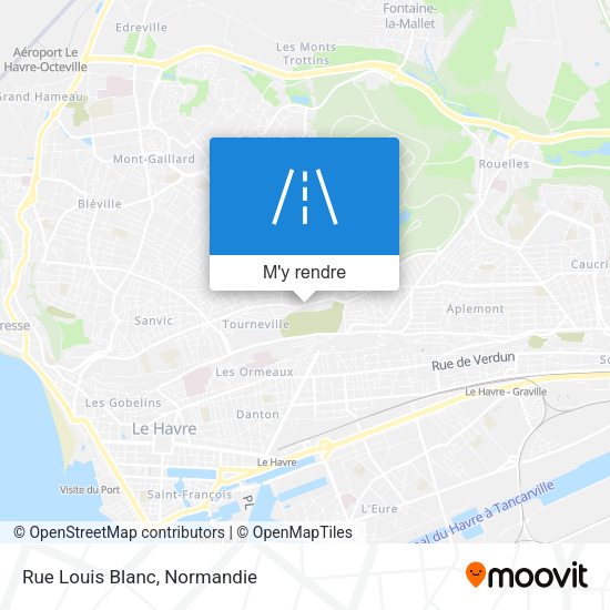 Rue Louis Blanc plan