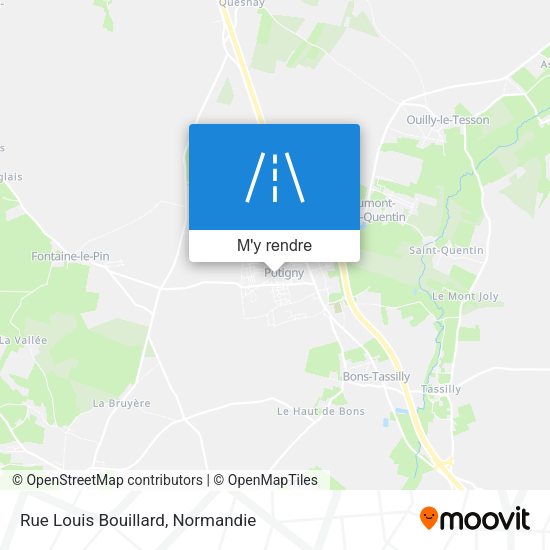 Rue Louis Bouillard plan