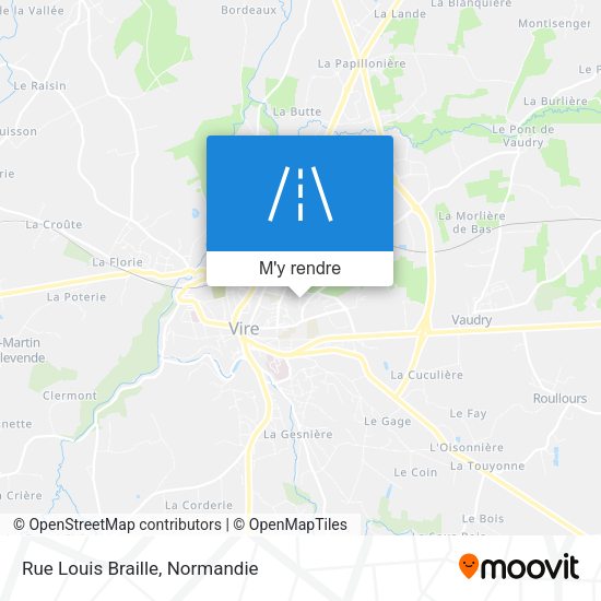 Rue Louis Braille plan