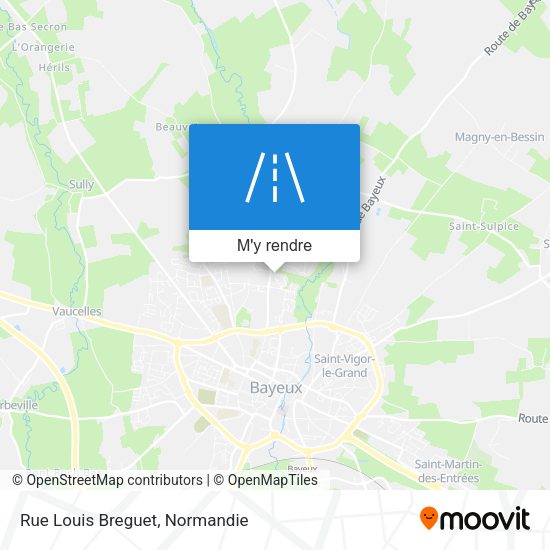 Rue Louis Breguet plan