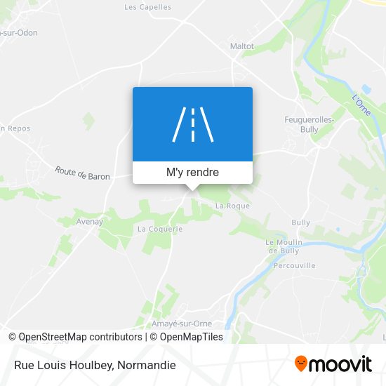 Rue Louis Houlbey plan