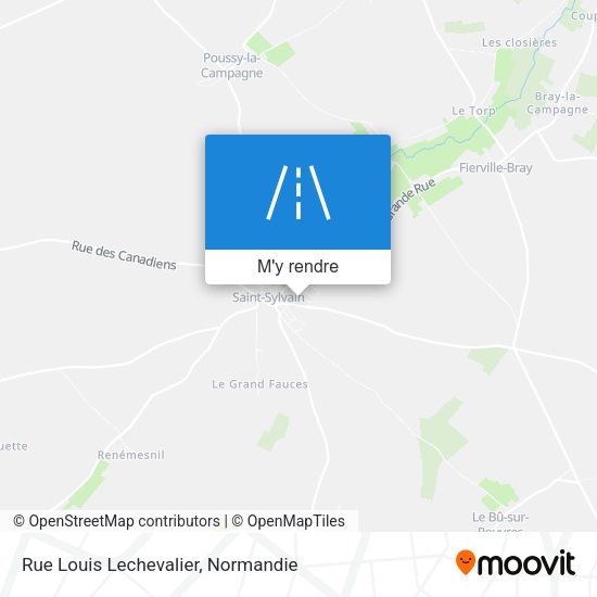 Rue Louis Lechevalier plan
