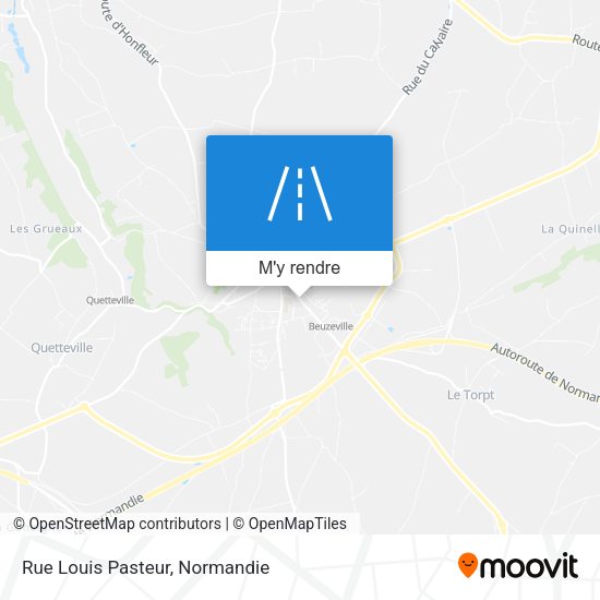 Rue Louis Pasteur plan