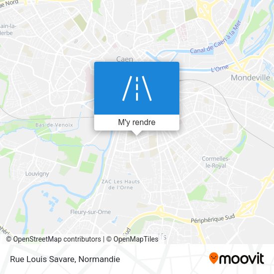 Rue Louis Savare plan