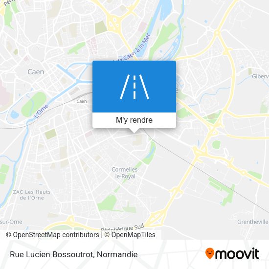 Rue Lucien Bossoutrot plan