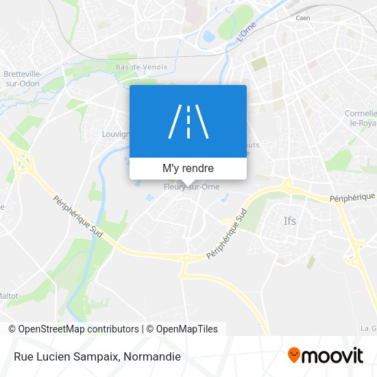 Rue Lucien Sampaix plan