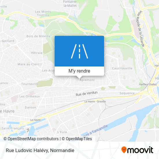 Rue Ludovic Halévy plan