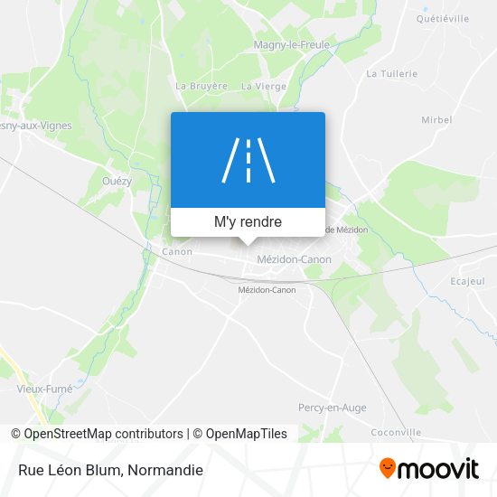 Rue Léon Blum plan