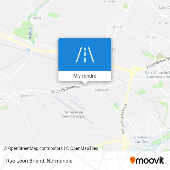 Rue Léon Briand plan