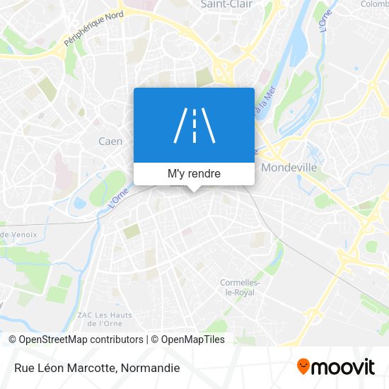 Rue Léon Marcotte plan