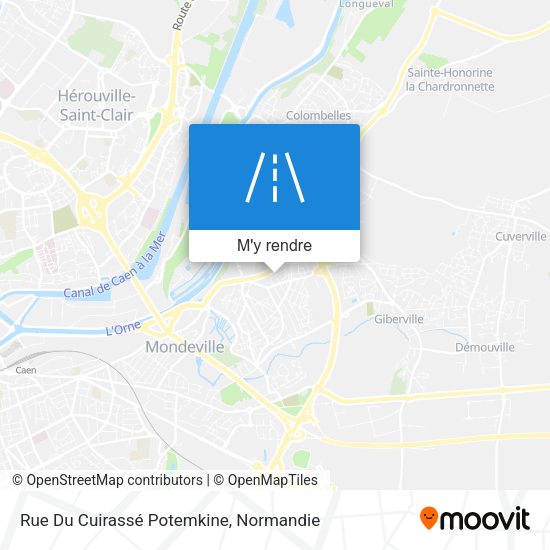 Rue Du Cuirassé Potemkine plan