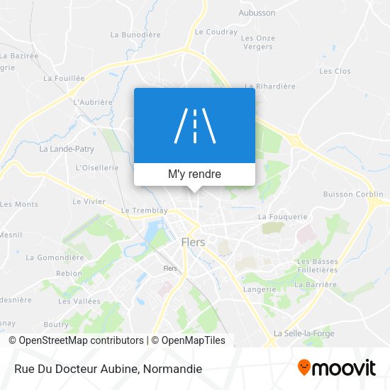 Rue Du Docteur Aubine plan