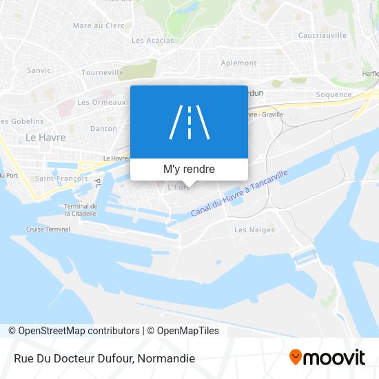 Rue Du Docteur Dufour plan