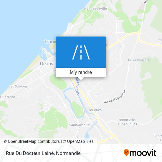 Rue Du Docteur Lainé plan