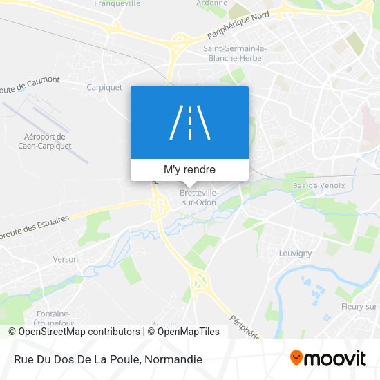 Rue Du Dos De La Poule plan