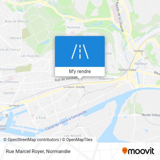 Rue Marcel Royer plan