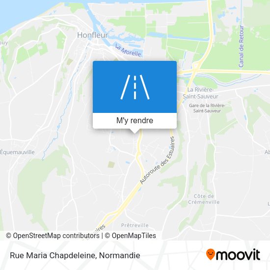 Rue Maria Chapdeleine plan
