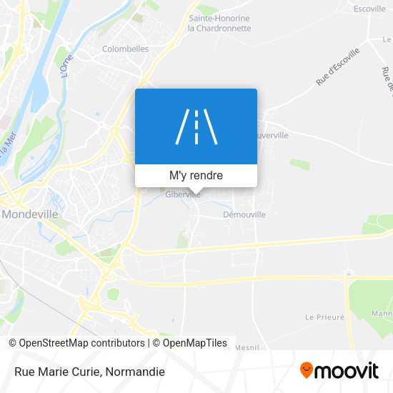 Rue Marie Curie plan