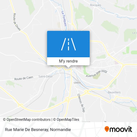 Rue Marie De Besneray plan