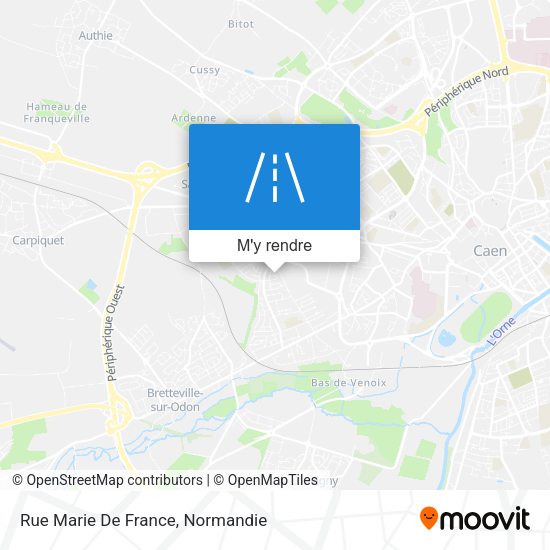 Rue Marie De France plan